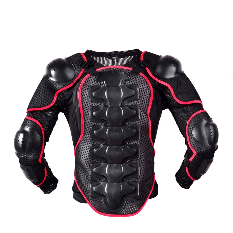 GHOST RACING F060 Motorcycle Armor Suit Riding Protective Gear Chest Protector Elbow Pad Fall Protection Suit, Size: XXXL(Red) - Protective Gear by GHOST RACING | Online Shopping South Africa | PMC Jewellery | Buy Now Pay Later Mobicred