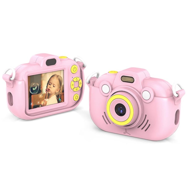 DC502 2.4-Inch 16X Zoom 2.7K Video Recording Children Digital Camera, Color: Pink + 32G(US Plug) - Children Cameras by PMC Jewellery | Online Shopping South Africa | PMC Jewellery | Buy Now Pay Later Mobicred