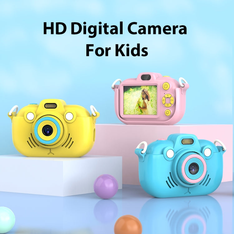 DC502 2.4-Inch 16X Zoom 2.7K Video Recording Children Digital Camera, Color: Pink + 32G(US Plug) - Children Cameras by PMC Jewellery | Online Shopping South Africa | PMC Jewellery | Buy Now Pay Later Mobicred