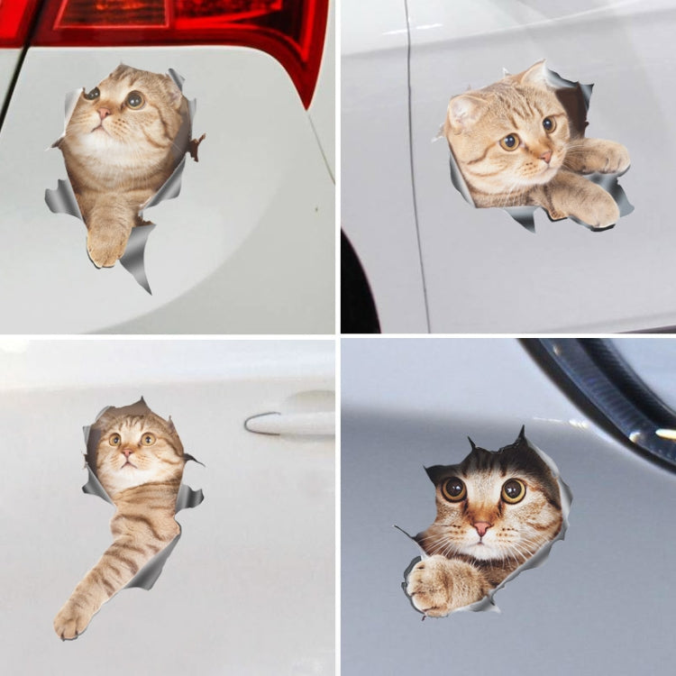 Style 3 Small 3D Stereo Cat Car Sticker Car Body Scratches And Occlusion Stickers - 3D Creative Stickers by PMC Jewellery | Online Shopping South Africa | PMC Jewellery