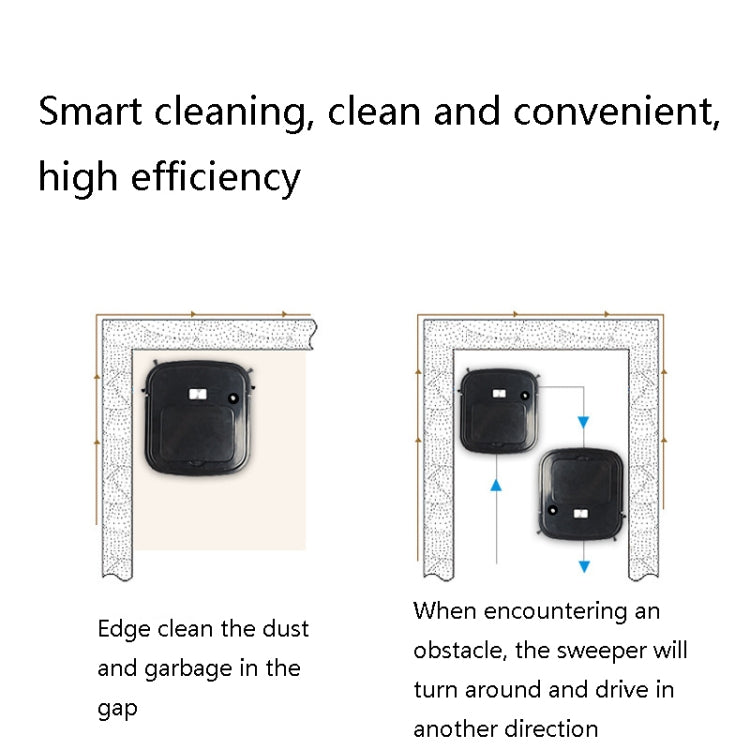 3 in 1 Smart USB Charging Sweeping Machine, Specification: Spray Type (Cool Black) - Robot Vacuum Cleaner by PMC Jewellery | Online Shopping South Africa | PMC Jewellery | Buy Now Pay Later Mobicred