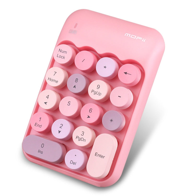 MOFii X910 2.4G 18 Keys 1600 DPI Wireless Numeric  Keypad(Pink) - Wireless Keyboard by MOFii | Online Shopping South Africa | PMC Jewellery | Buy Now Pay Later Mobicred