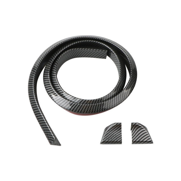 Car Universal Tail Paste Top Wing, Specification: 3.5cm Carbon Fiber Black - Decorative Strip by PMC TechLife | Online Shopping South Africa | PMC TechLife | Buy Now Pay Later Mobicred