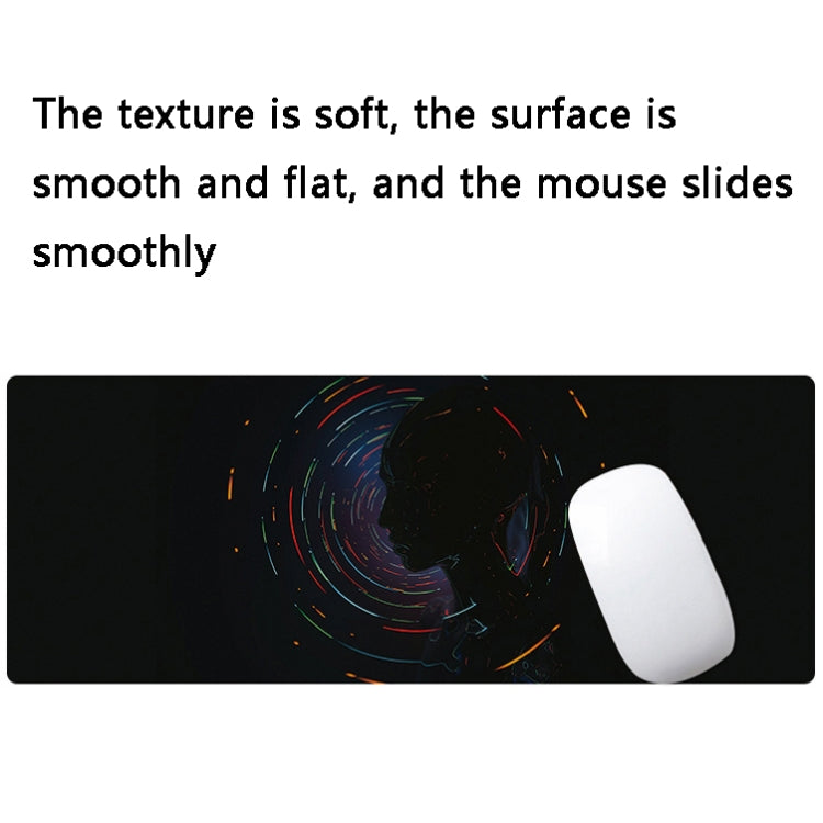 Hand-Painted Fantasy Pattern Mouse Pad, Size: 300 x 800 x 5mm Seaming(5 Volcanic Tree) - Mouse Pads by PMC TechLife | Online Shopping South Africa | PMC TechLife | Buy Now Pay Later Mobicred