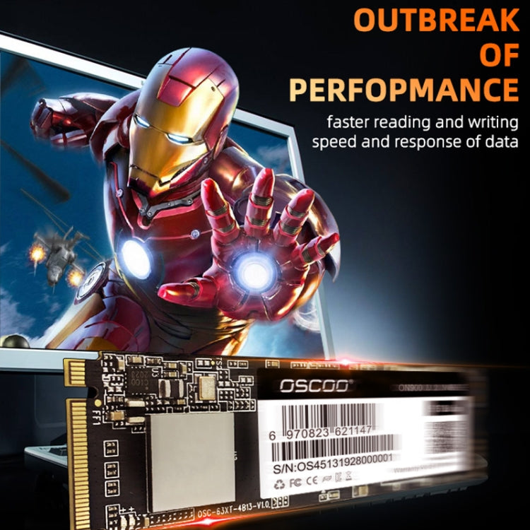 OSCOO ON900 PCIe NVME SSD Solid State Drive, Capacity: 256GB - Solid State Drives by OSCOO | Online Shopping South Africa | PMC Jewellery | Buy Now Pay Later Mobicred