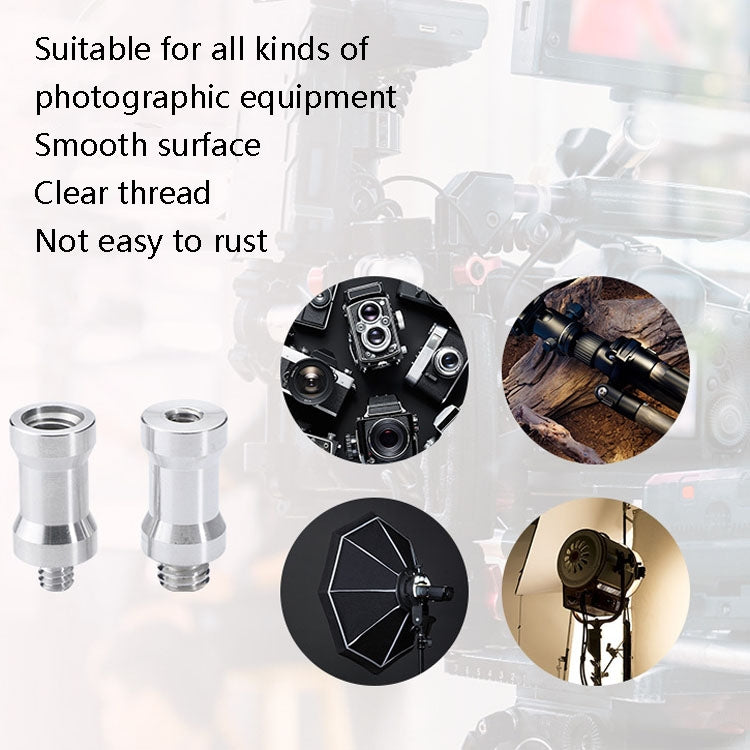 10 PCS Screw Adapter 3/8 Female to 1/4 Male Screw - free shipping - PMC TechLife - Order now!