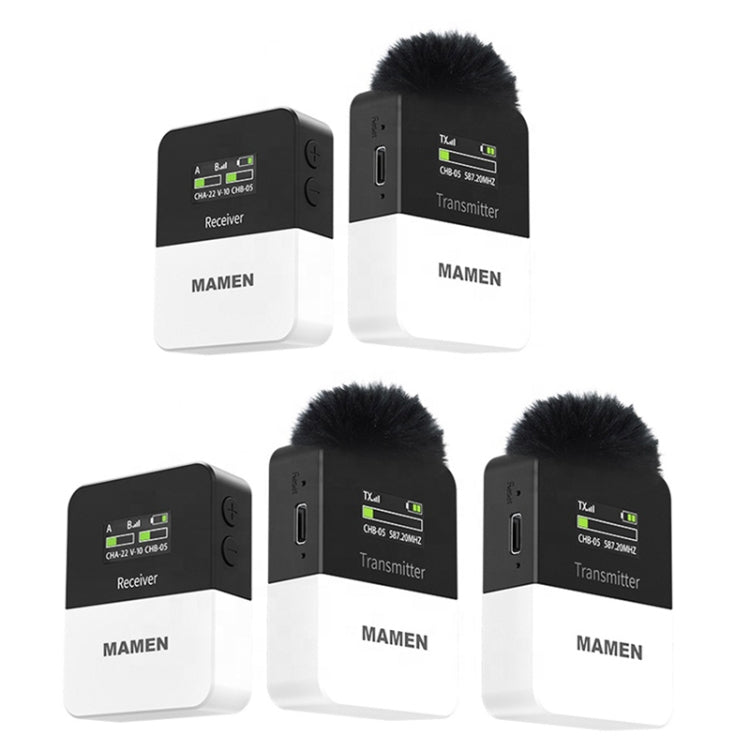 MAMEN KT-W1 Live Single-Reverse Camera Microphone, Specification: 1 in 1 - free shipping - PMC TechLife - Order now!