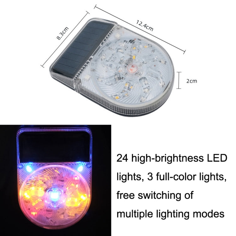 Y-949 27 LEDs Solar Car Waterproof Warning Light - Warning Lights by PMC TechLife | Online Shopping South Africa | PMC TechLife | Buy Now Pay Later Mobicred