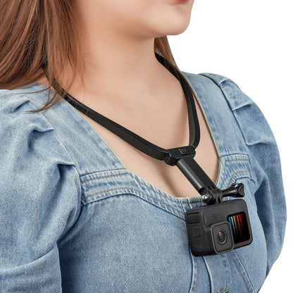 Action Camera Neck-hanging Bracket(Black) - Holder by PMC Jewellery | Online Shopping South Africa | PMC Jewellery | Buy Now Pay Later Mobicred