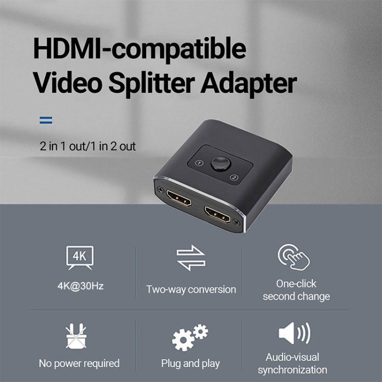2  to 1 Out HD HDMI Switch - Switch by PMC TechLife | Online Shopping South Africa | PMC TechLife | Buy Now Pay Later Mobicred