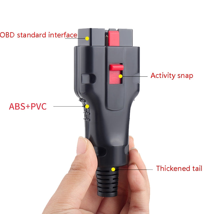 Automotive Gold Plated OBD Diagnostic Interface Connector - Cables & Connectors by PMC Jewellery | Online Shopping South Africa | PMC Jewellery | Buy Now Pay Later Mobicred