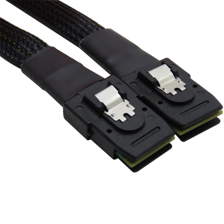 SAS36P SFF-8087 to SAS36P Cable Motherboard Server Hard Disk Data Cable, Color: Black 0.7m - Others by PMC Jewellery | Online Shopping South Africa | PMC Jewellery | Buy Now Pay Later Mobicred