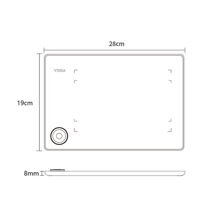 VINSA T608 Can Connected To Mobile Phone Hand-Painted Board, Style: Package 1 -  by PMC TechLife | Online Shopping South Africa | PMC TechLife | Buy Now Pay Later Mobicred