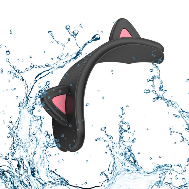 Cat-Ear Silicone Beam Cover For AirPods Max(Black) - For AirPods Max by PMC TechLife | Online Shopping South Africa | PMC TechLife