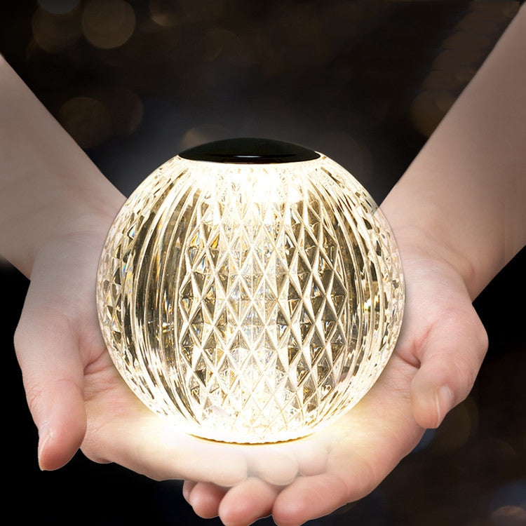 Crystal Ball Small Table Lamp USB Acrylic Night Light, Specification: MT2 80 x 80mm - Bedside Light by PMc TechLife | Online Shopping South Africa | PMc TechLife | Buy Now Pay Later Mobicred