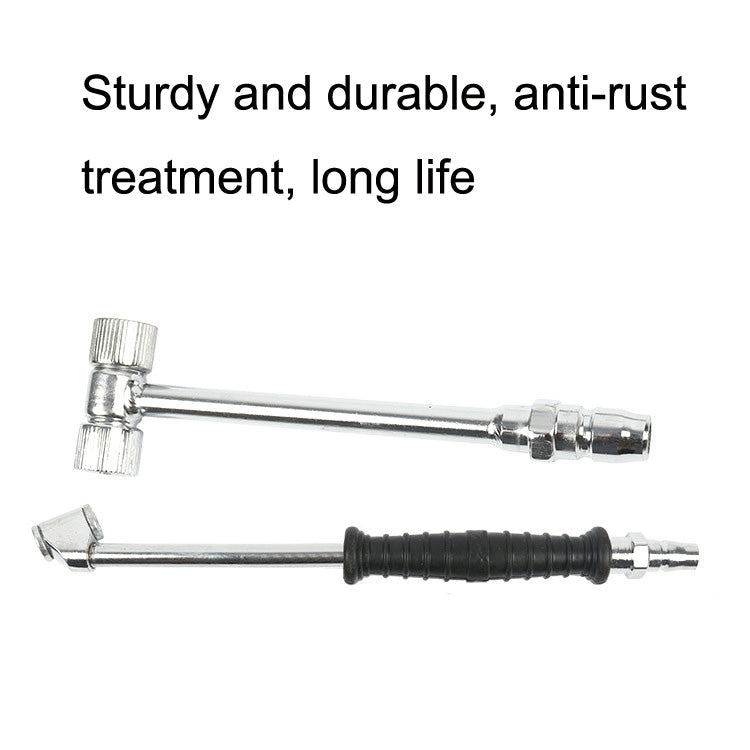 Car Tire Double-Ended Air Nozzle, Specification: T-type - Other Tools by PMC TechLife | Online Shopping South Africa | PMC TechLife | Buy Now Pay Later Mobicred