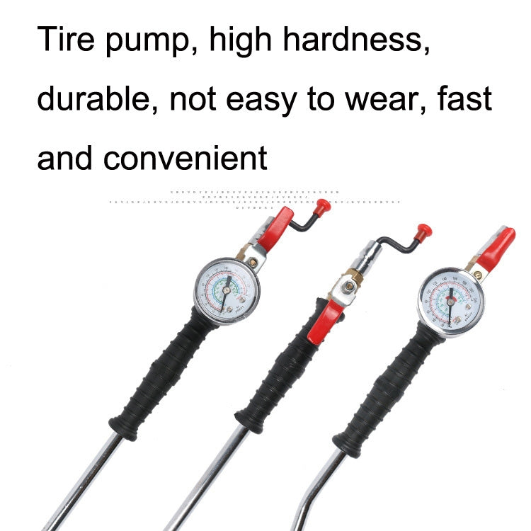 Car Tire Double-Ended Air Nozzle, Specification: Straight Handle With Gaselet - Other Tools by PMC TechLife | Online Shopping South Africa | PMC TechLife | Buy Now Pay Later Mobicred