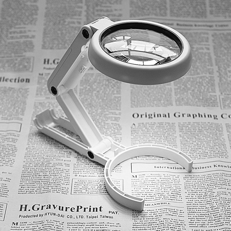 5X / 11X USB Charging LED Light Handheld Magnifier(FS 75RC) - Hand Held Style by PMC TechLife | Online Shopping South Africa | PMC TechLife | Buy Now Pay Later Mobicred