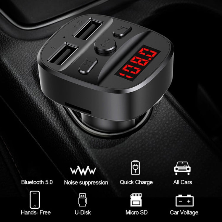 T60 Car MP3 Bluetooth Player Charger - Bluetooth Car Kits by PMC Jewellery | Online Shopping South Africa | PMC Jewellery | Buy Now Pay Later Mobicred