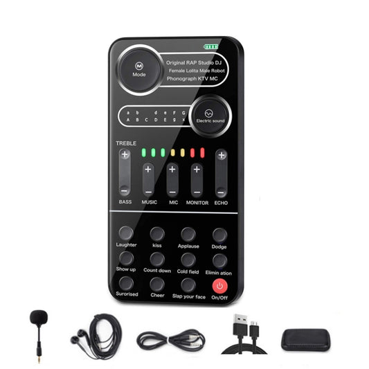 K9 Set Voice Changer Game Live Broadcast Mobile Computer Sound Card - Live Sound Effects Processors by PMC Jewellery | Online Shopping South Africa | PMC Jewellery | Buy Now Pay Later Mobicred