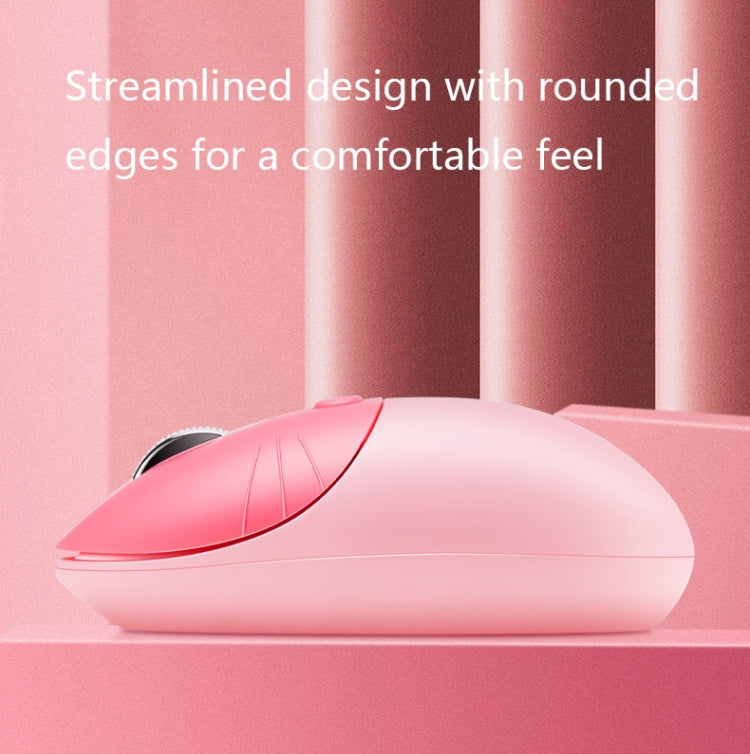 M3 3 Keys Cute Silent Laptop Wireless Mouse, Spec: Bluetooth Wireless Version (Pink) - Wireless Mice by PMC Jewellery | Online Shopping South Africa | PMC Jewellery | Buy Now Pay Later Mobicred