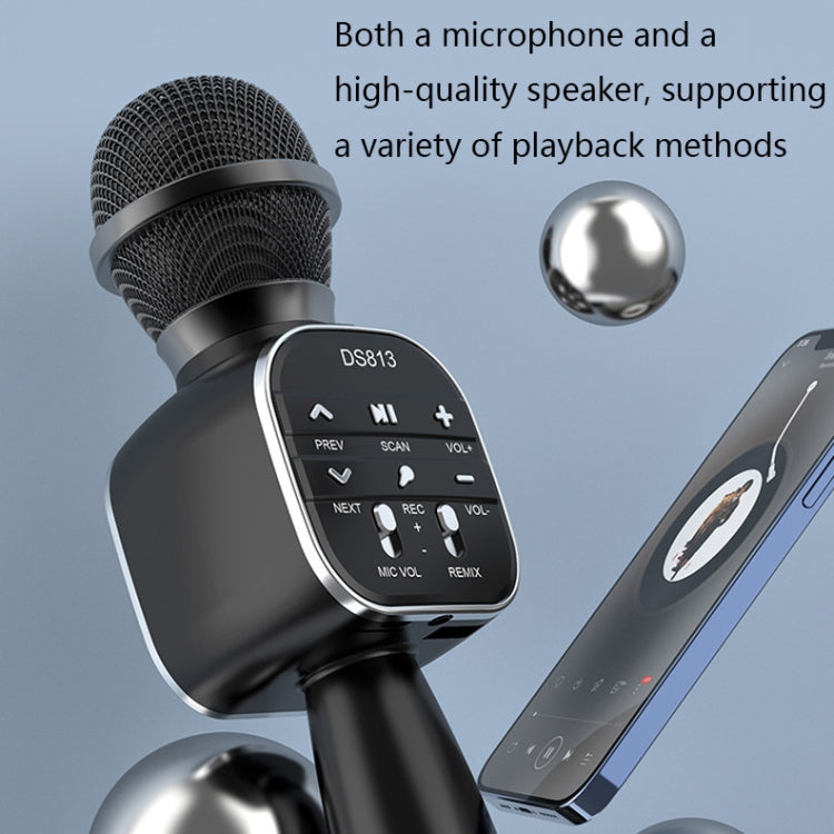 DS813 Live Wireless Bluetooth Microphone(Pink) - Microphone by PMC TechLife | Online Shopping South Africa | PMC TechLife | Buy Now Pay Later Mobicred