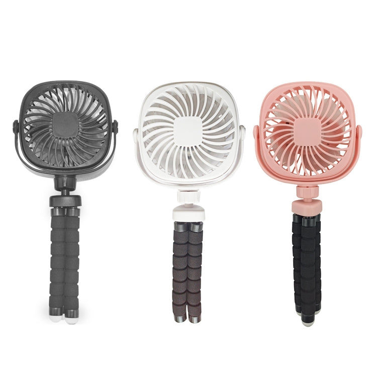 Octopus Stroller Deformation Fan Desktop Portable Handheld USB Small Fan, Colour: 2200mAh Black - Electric Fans by PMC TechLife | Online Shopping South Africa | PMC TechLife | Buy Now Pay Later Mobicred