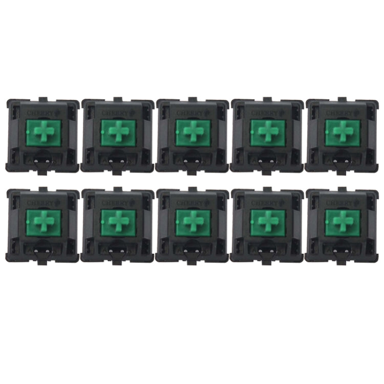 10PCS Cherry Shaft MX Switch Linear Keyboard Shaft, Color: Green Shaft - Other by PMC Jewellery | Online Shopping South Africa | PMC Jewellery | Buy Now Pay Later Mobicred