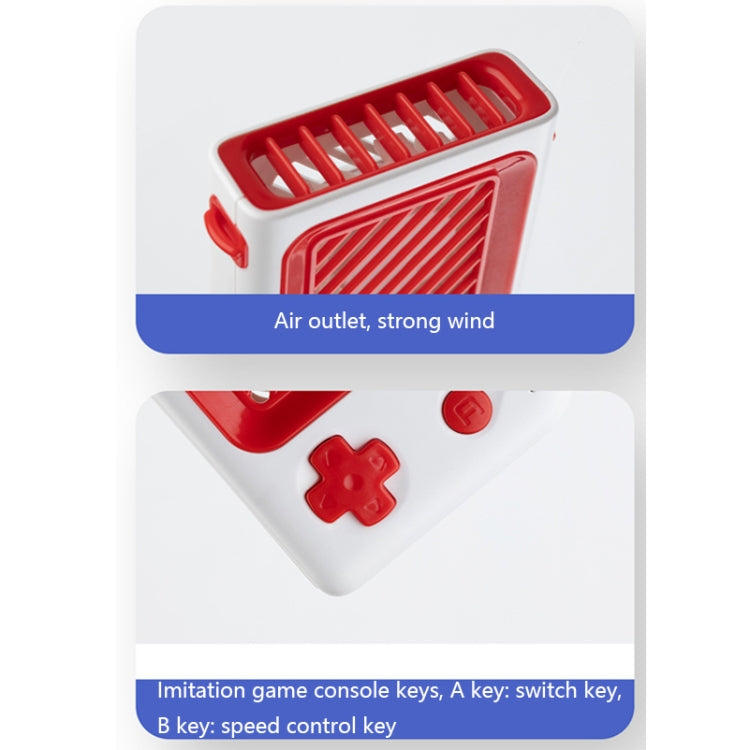 PROFAN XH008 USB Hanging Game Console Shape Fan with Bracket, Style: Basic Type (White) - free shipping - PMC Jewellery - Order now!