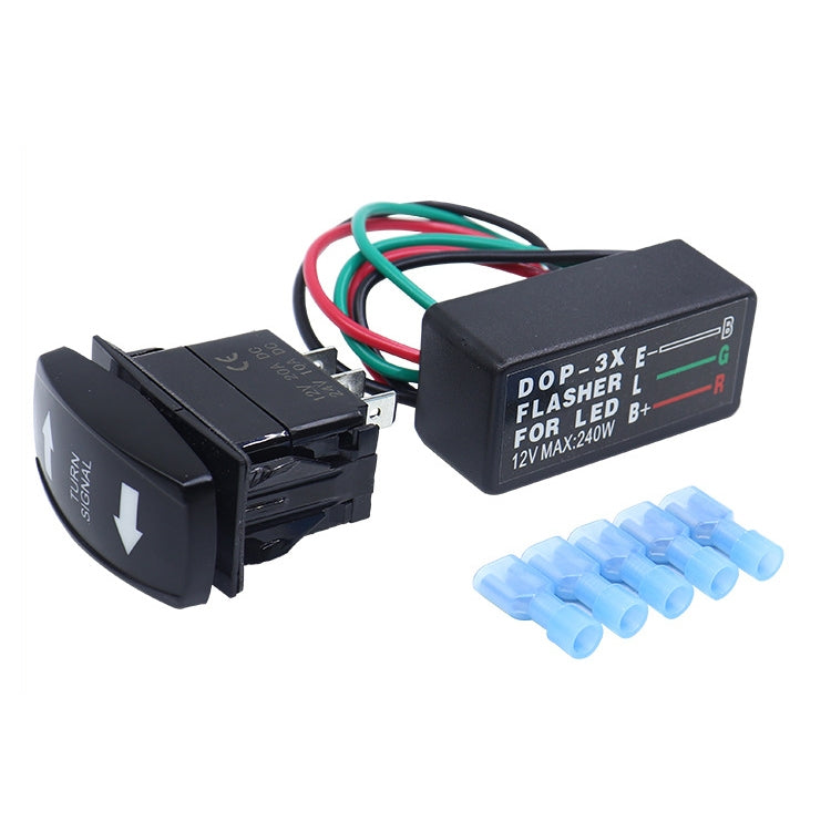 3 In 1 DOP-3X Motorcycle Flash LED Turning Light Controller - Relays by PMC Jewellery | Online Shopping South Africa | PMC Jewellery | Buy Now Pay Later Mobicred