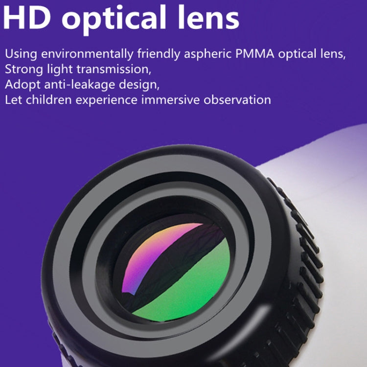 Children Handheld Portable Laboratory Equipment Microscope Toys, Colour: Lite + Specimen (Blue) - free shipping - PMC TechLife - Order now!