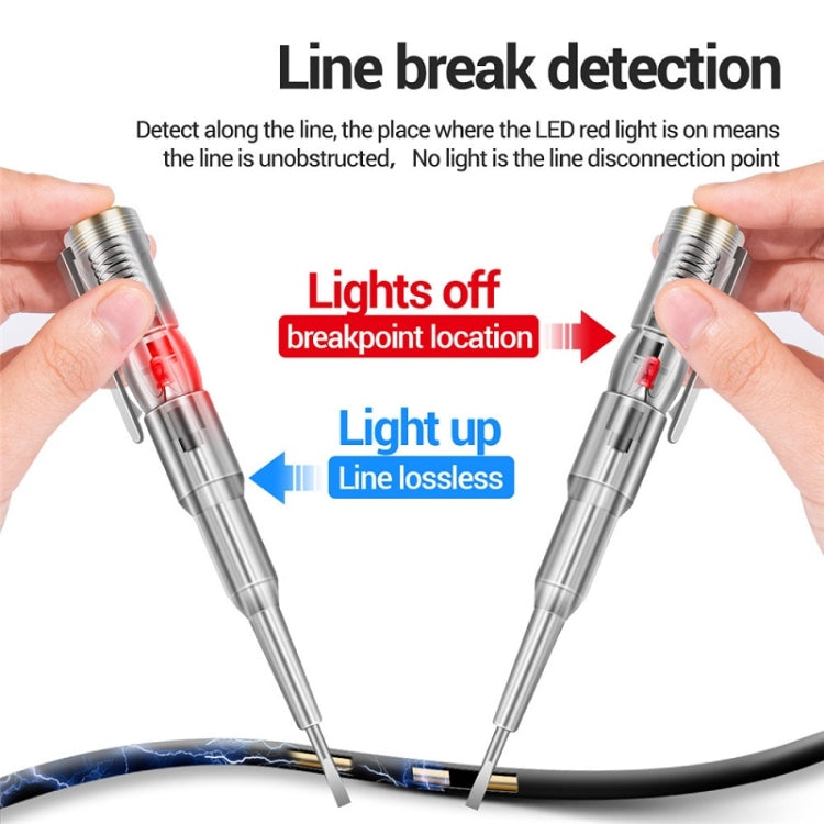 ANENG Multi-Function Induction High-Brightness Transparent Test Pen Screwdriver(B09) - Voltage Detector by ANENG | Online Shopping South Africa | PMC Jewellery