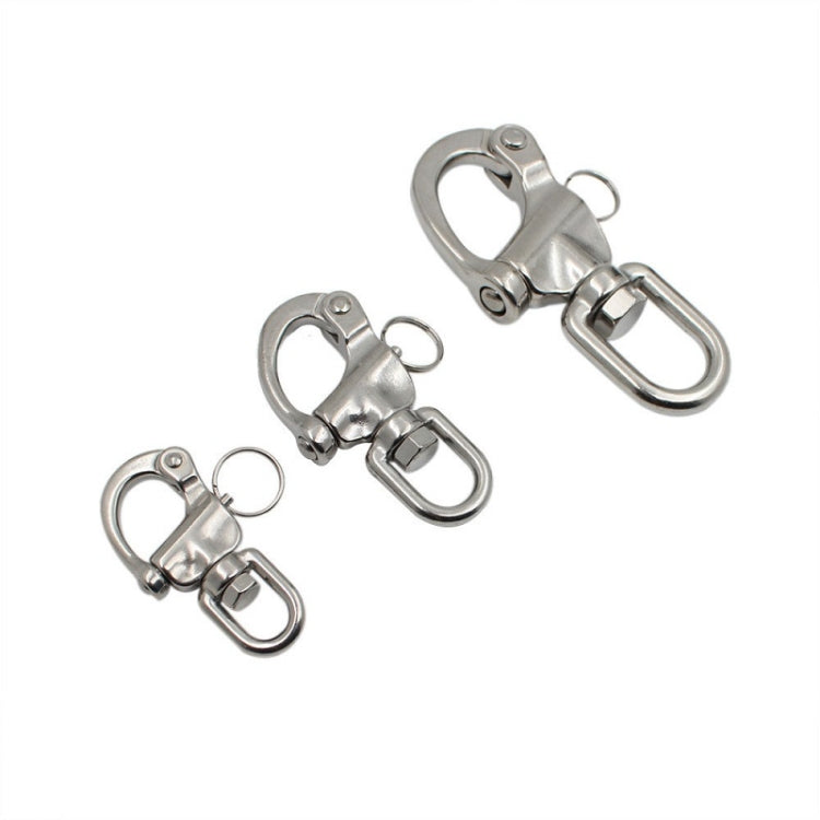 Yachting Sailing Stainless Steel Coil Type Rotary Spring Shackle, Specification: 70mm - Marine Accessories & Parts by PMC Jewellery | Online Shopping South Africa | PMC Jewellery | Buy Now Pay Later Mobicred