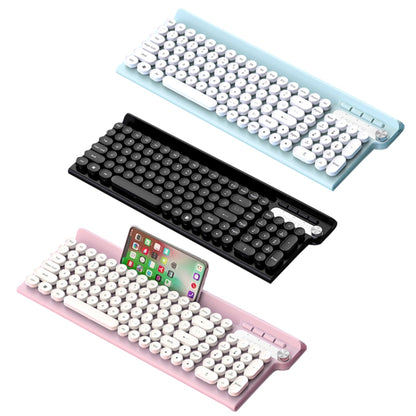 LANGTU L3 102 Keys Anti-Spill Silent Office Wired Mechanical Keyboard, Cable Length: 1.5m(White Green) - Wired Keyboard by LANGTU | Online Shopping South Africa | PMC Jewellery | Buy Now Pay Later Mobicred