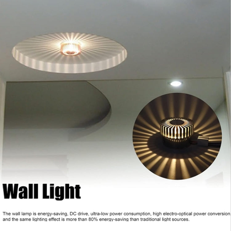 LED Aluminum Aisle Light Sunflower Corridor Lamp Decorative Light, Power source: Visible Installation 1W(Green) - Novelty Lighting by PMC TechLife | Online Shopping South Africa | PMC TechLife | Buy Now Pay Later Mobicred