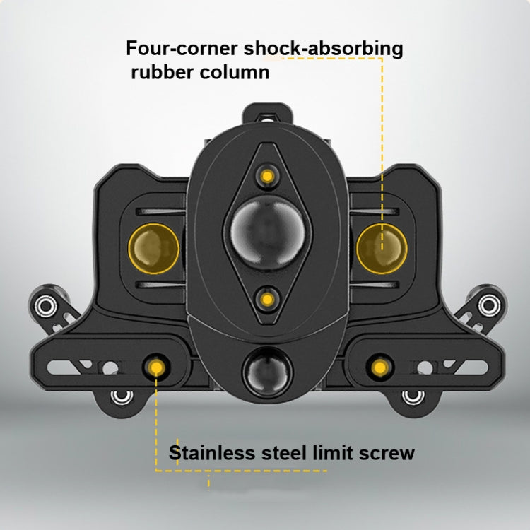 Motorcycle Bracket Crab Navigation Phone Bracket,Style： Y-type+QC3.0 Dual USB Charge - Holder by PMC Jewellery | Online Shopping South Africa | PMC Jewellery | Buy Now Pay Later Mobicred