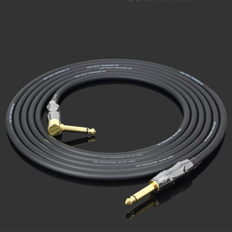 KGR Guitar Cable Keyboard Drum Audio Cable, Specification: 6m(Elbow Straight Jack) - Instrument Audio Cables by KGR | Online Shopping South Africa | PMC TechLife | Buy Now Pay Later Mobicred