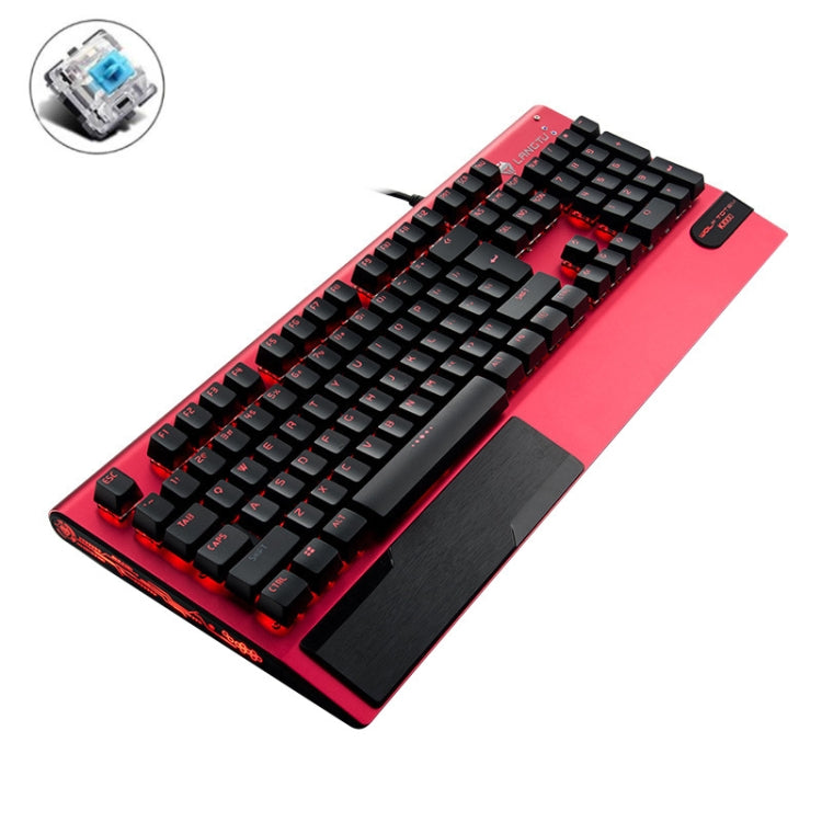 LANGTU K1000 104 Keys Game Luminous USB Handheld Wired Keyboard, Cable Length: 1.5m(Red Green Shaft) - free shipping - PMC Jewellery - Order now!