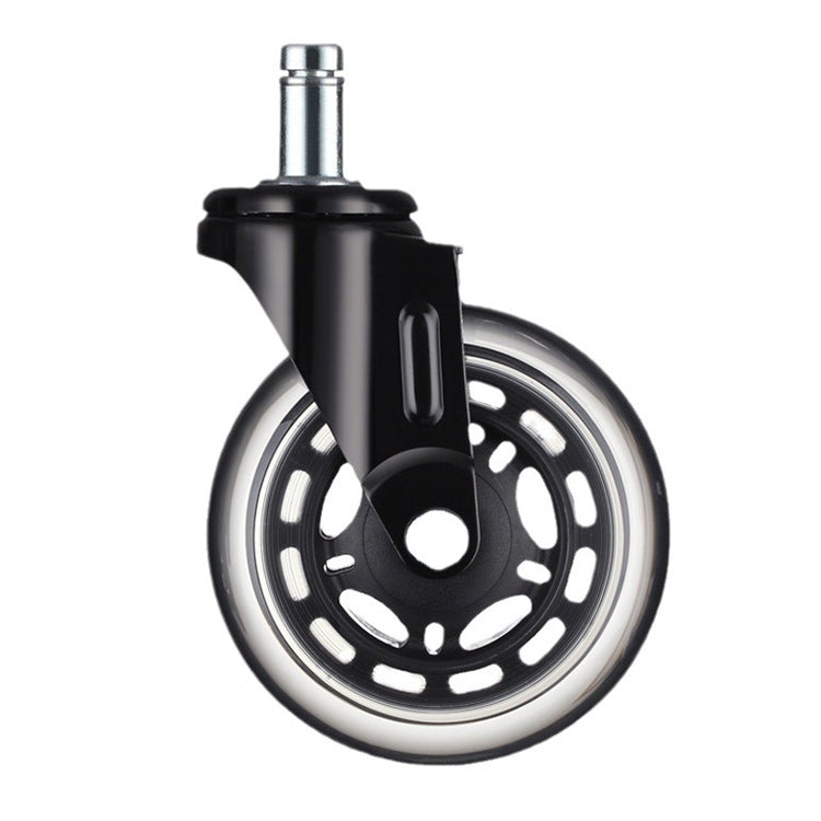 Furniture PU Universal Plug Caster Office Chair Mute Wheel, Size: 2 Inch - Furniture Accessories by PMC TechLife | Online Shopping South Africa | PMC TechLife
