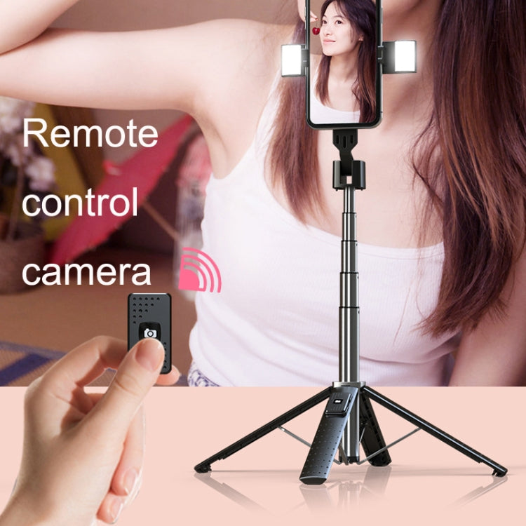 Mobile Phone Live Bracket Bluetooth Telescopic Selfie Tripod, High: 100CM (Stainless Steel) - Selfie Sticks by PMC Jewellery | Online Shopping South Africa | PMC Jewellery