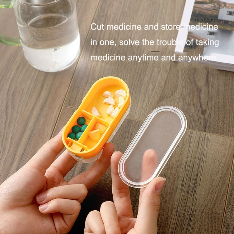 Home Convenient Transparent Tablet Divider Compartments Medicine Boxes(Orange) - free shipping - PMC TechLife - Order now!