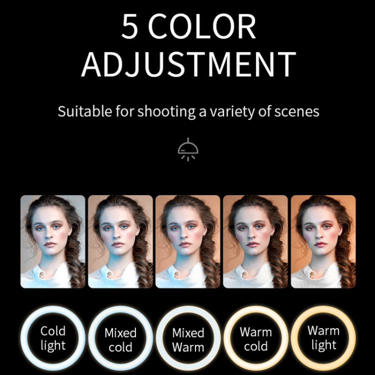 S20 LED Ring Live Fill Light Selfie Photography Full Screen Beauty Light, Style: Single Light - Ring Light by PMC TechLife | Online Shopping South Africa | PMC TechLife | Buy Now Pay Later Mobicred