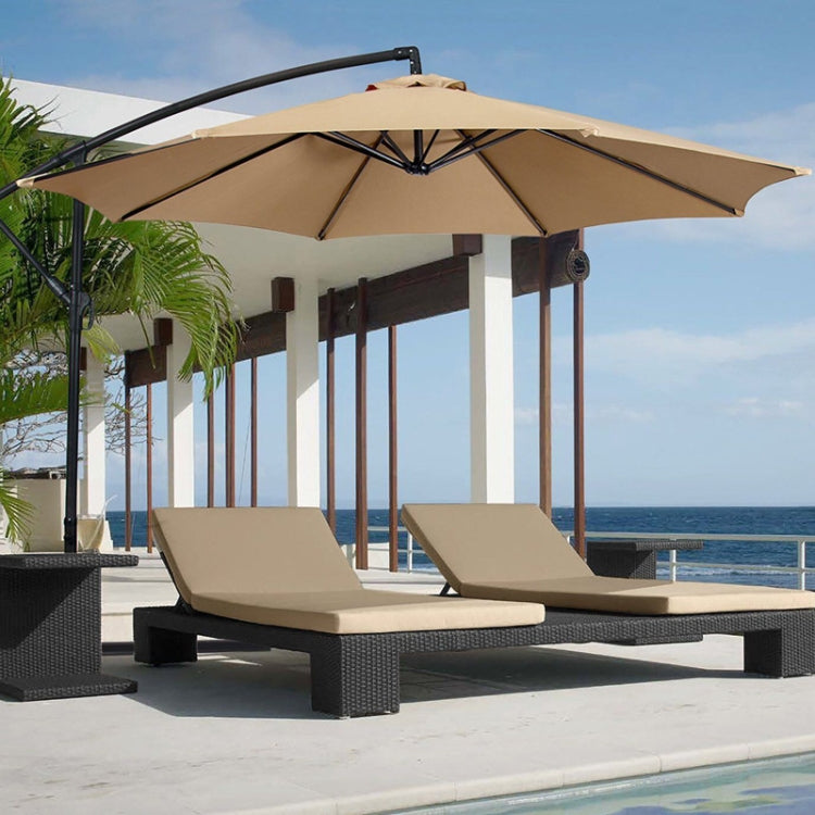 Polyester Parasol Replacement Cloth Round Garden Umbrella Cover, Size: 2.7m 6 Ribs(Creamy-white) - Patio Umbrella by PMC TechLife | Online Shopping South Africa | PMC TechLife