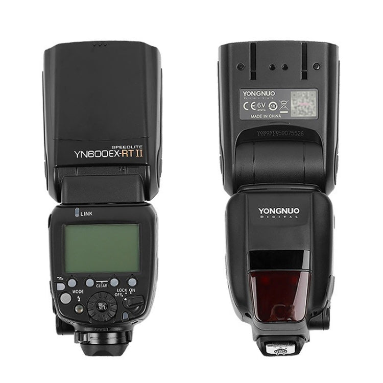 Yongnuo YN600EX-RT II  HSS 1/8000s Master TTL Flash Speedlite For Canon(Black) - free shipping - PMC TechLife - Order now!