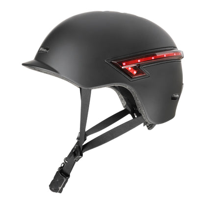 Cycling Helmet Ultralight Bicycle Helmet with Warning Light Remote Control(Black) - Protective Helmet & Masks by PMC Jewellery | Online Shopping South Africa | PMC Jewellery | Buy Now Pay Later Mobicred