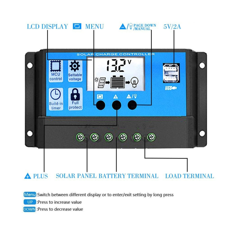 Saga Generation 1 Home Solar Generator Inverter+30A Controller+18W 12V Solar Panel, Specification: Yellow 12V To 110V - Modified Square Wave by PMC Jewellery | Online Shopping South Africa | PMC Jewellery | Buy Now Pay Later Mobicred