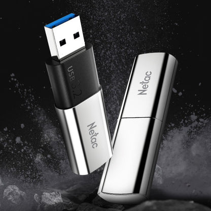 Netac US2 High-Speed Metal Capped Computer Car Mobile Solid State USB Flash Drives, Capacity: 256GB - USB Flash Drives by Netac | Online Shopping South Africa | PMC Jewellery | Buy Now Pay Later Mobicred