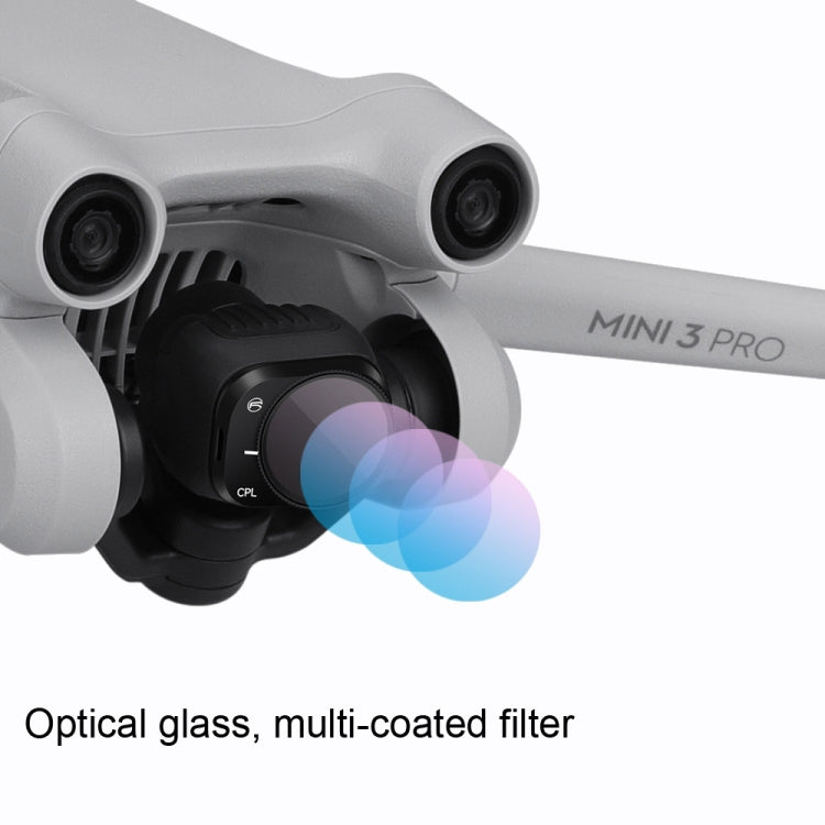 RCSTQ Aluminum Alloy Adjustable Filter Accessories for DJI Mini 3 Pro,Style: ND8 - Other by RCSTQ | Online Shopping South Africa | PMC TechLife | Buy Now Pay Later Mobicred
