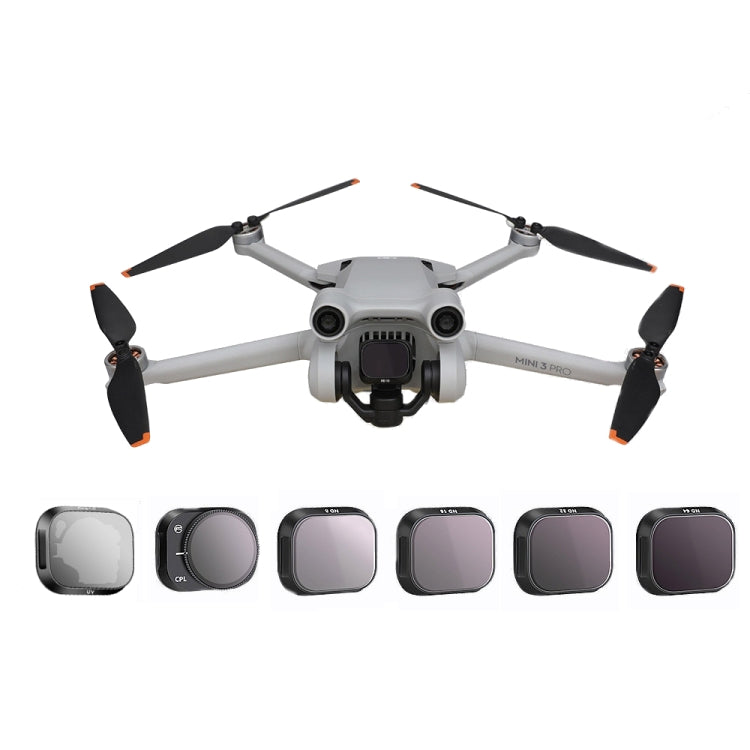 RCSTQ Aluminum Alloy Adjustable Filter Accessories for DJI Mini 3 Pro,Style: ND16 - Mavic Lens Filter by RCSTQ | Online Shopping South Africa | PMC Jewellery