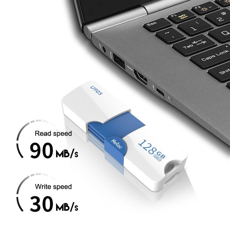 Netac U905 High Speed USB3.0 Retractable Car Music Computer USB Flash Drive, Capacity: 64GB - free shipping - PMC Jewellery - Order now!